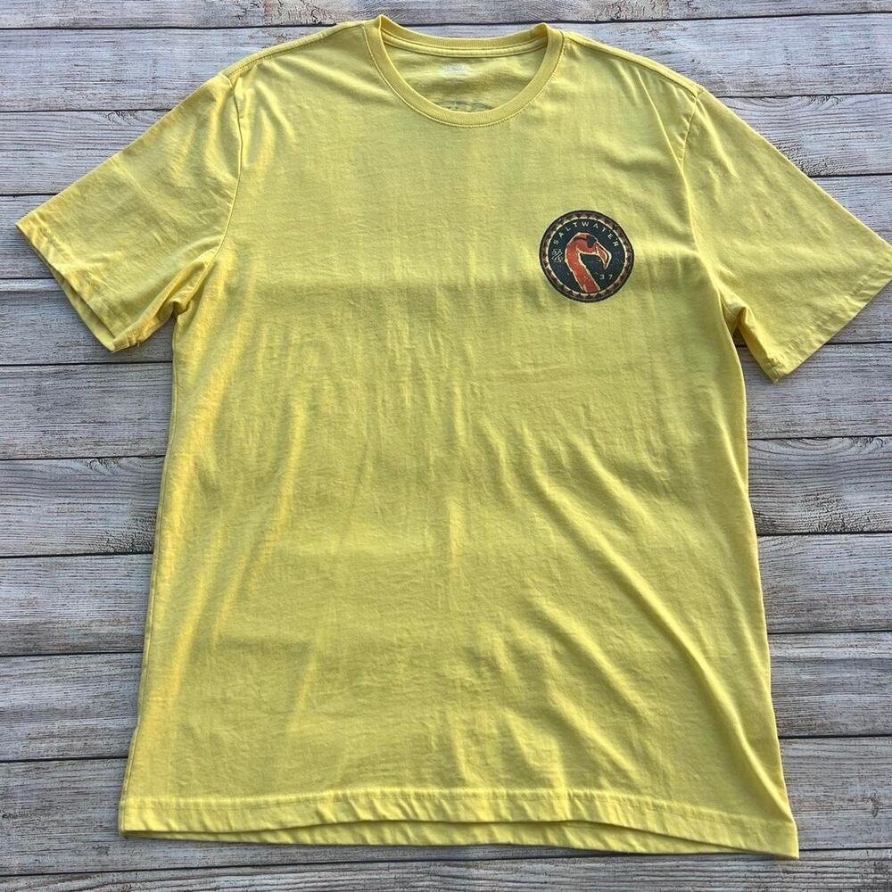 Izod saltwater graphic tee shirt Size L